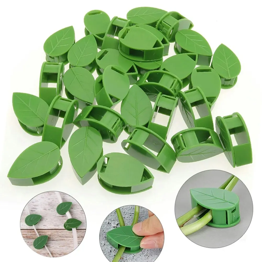 20/50pcs Climbing Plants Clips Rattan Vine Bracket Leaf Clips Traction Holder