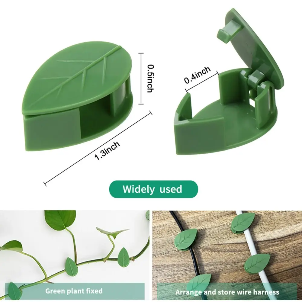 20/50pcs Climbing Plants Clips Rattan Vine Bracket Leaf Clips Traction Holder