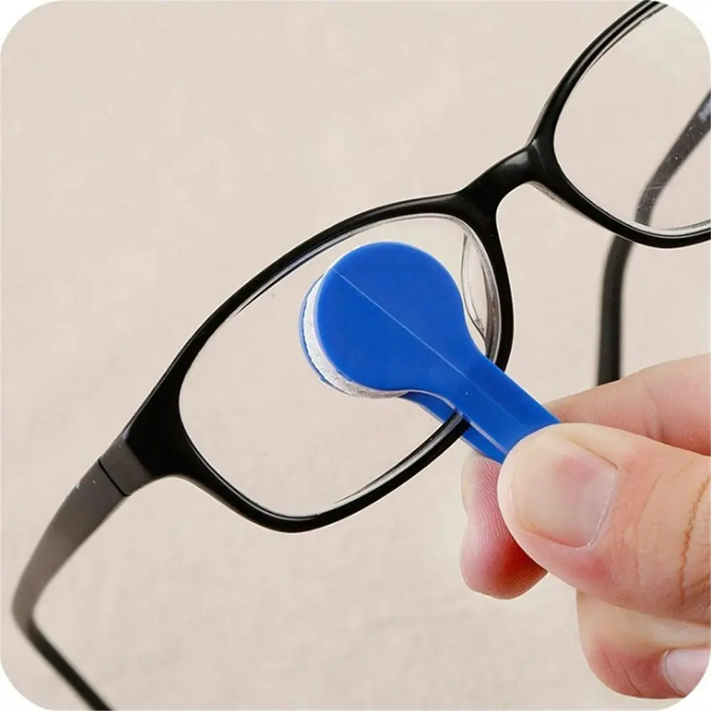 5Pcs Mini Glasses Microfiber Spectacles Cleaning Brush