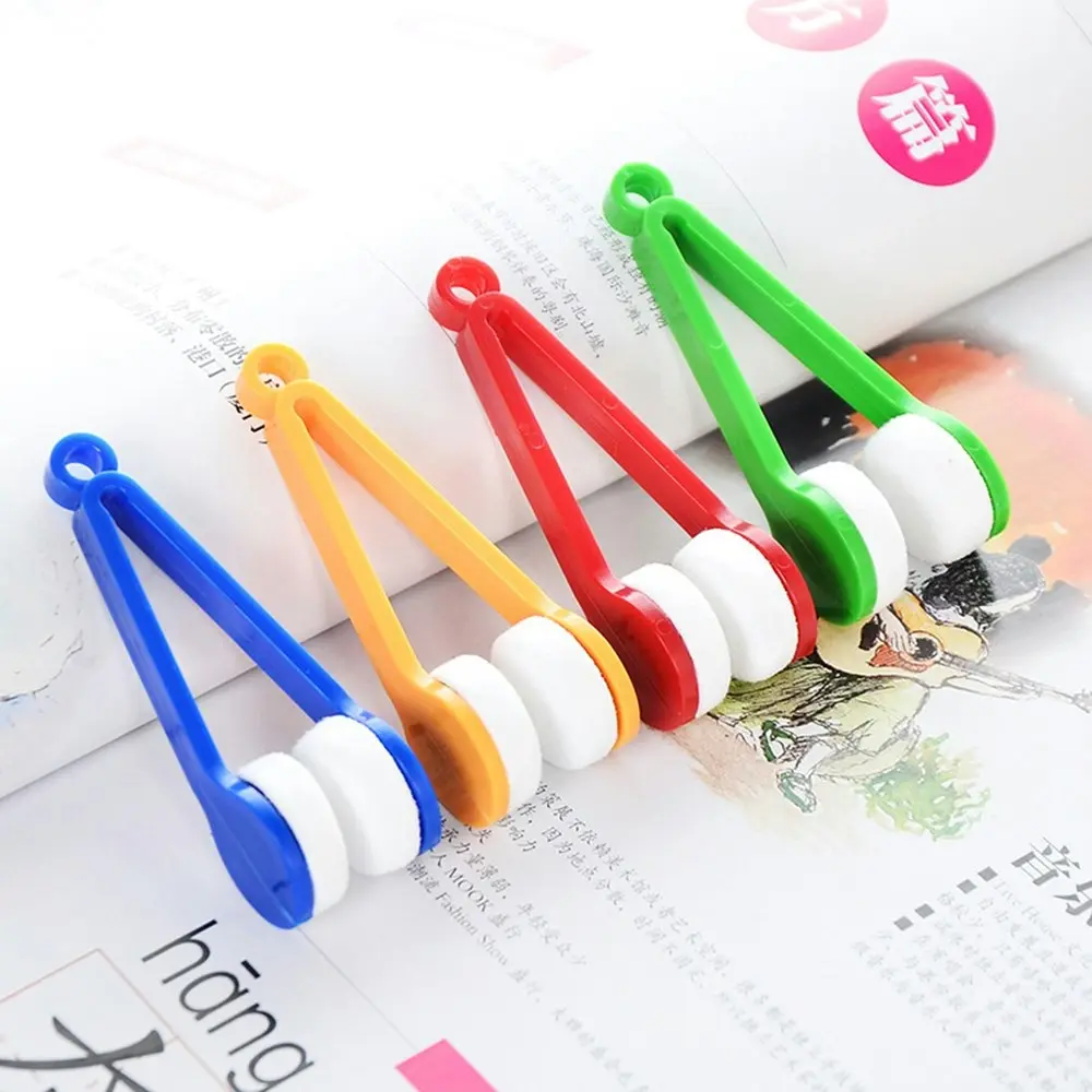 5Pcs Mini Glasses Microfiber Spectacles Cleaning Brush