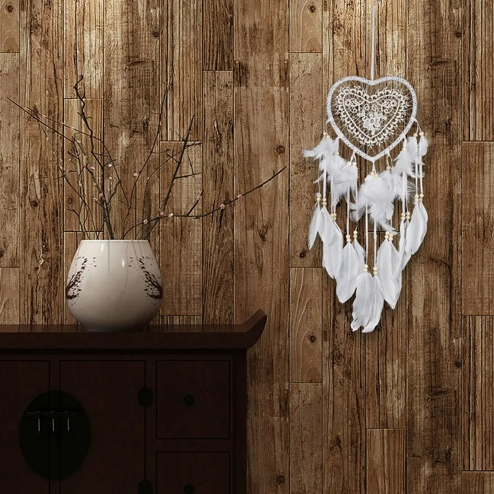 LED Light Dream Catcher with Feathers Handmade Light Up Dream Catchers