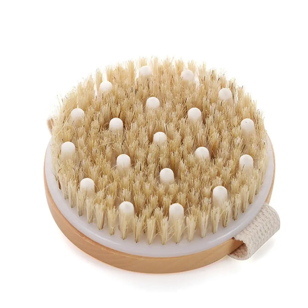 Non-Slip Handheld Body Brush Bath Brush Round Bath Brush Massage Brush