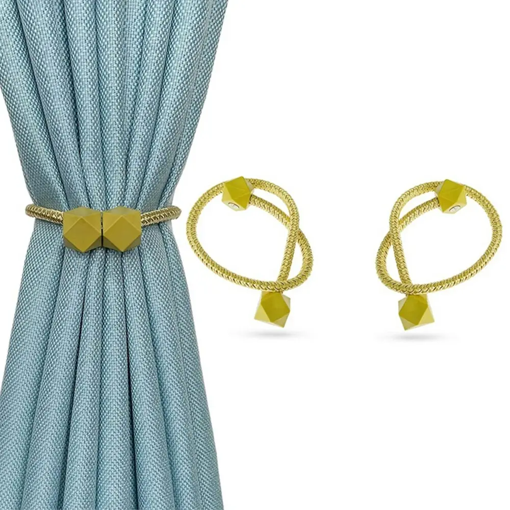 2 pack Magnetic Curtain Tiebacks Tie Backs Decorative Drape TieBacks set