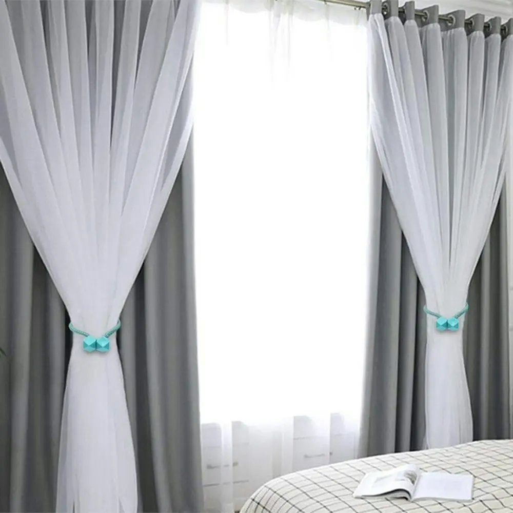 2 pack Magnetic Curtain Tiebacks Tie Backs Decorative Drape TieBacks set