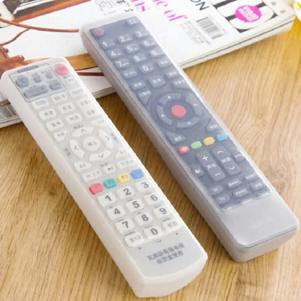 Silicone Remote Control TV Air Condition Protective Case Clear Protector Case