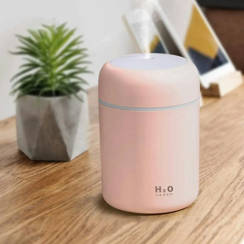 Colorful Mini Humidifier USB Personal Desktop Humidifier for Car,home