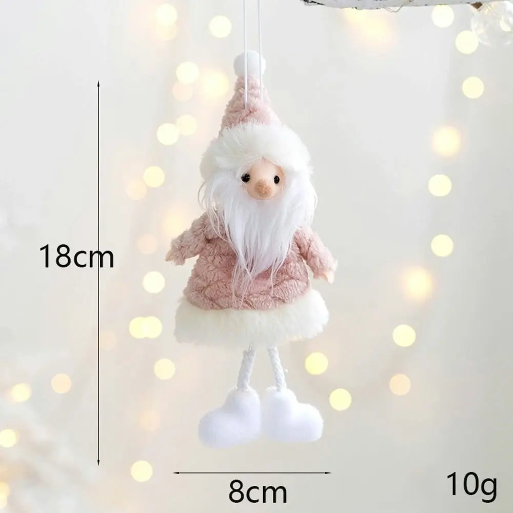 4Pcs Christmas Exquisite Decorative Adorable Xmas Angel Girl Snowman Plush Doll