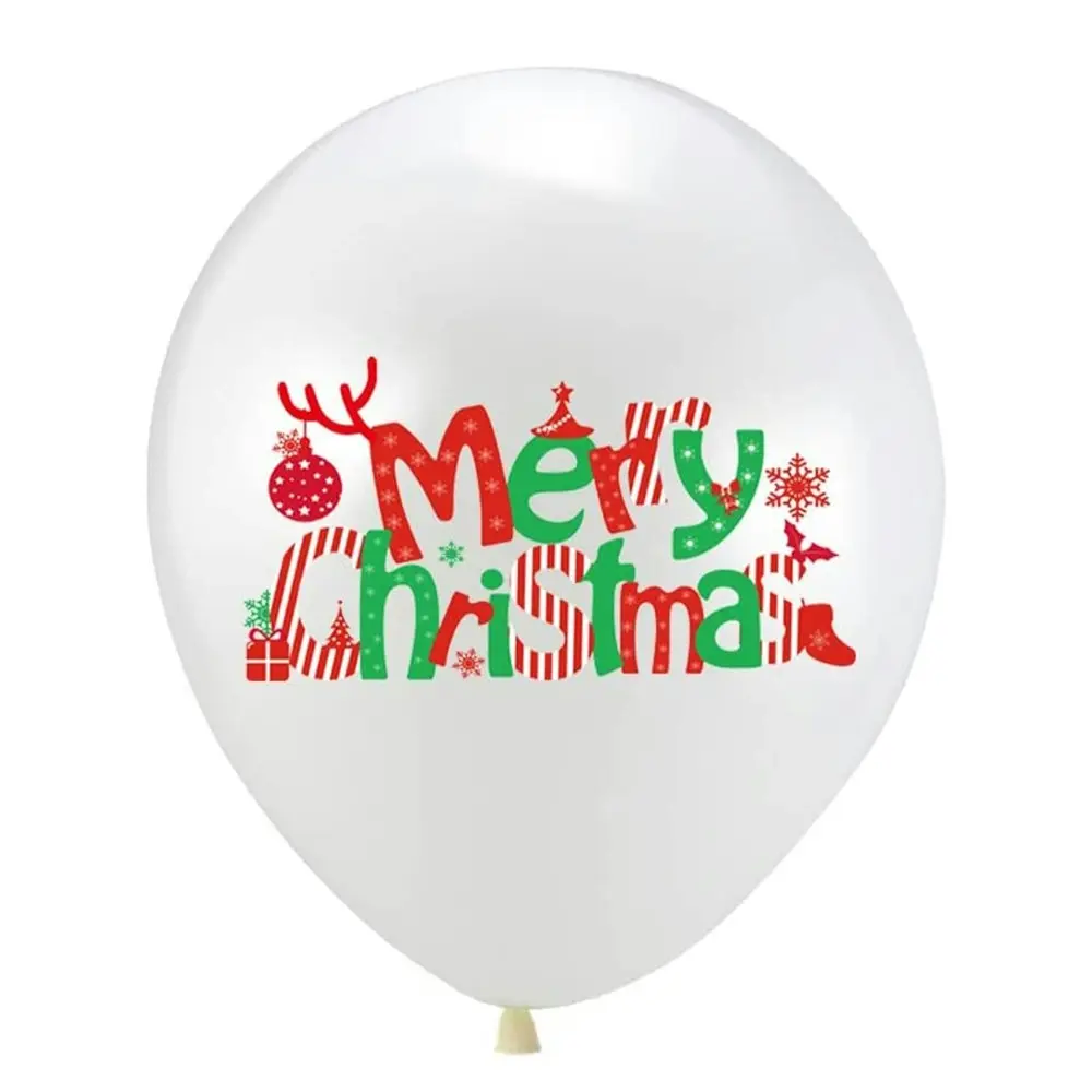 Christmas Party Supplies Decorations Kit Xmas Party Banner Balloons Set