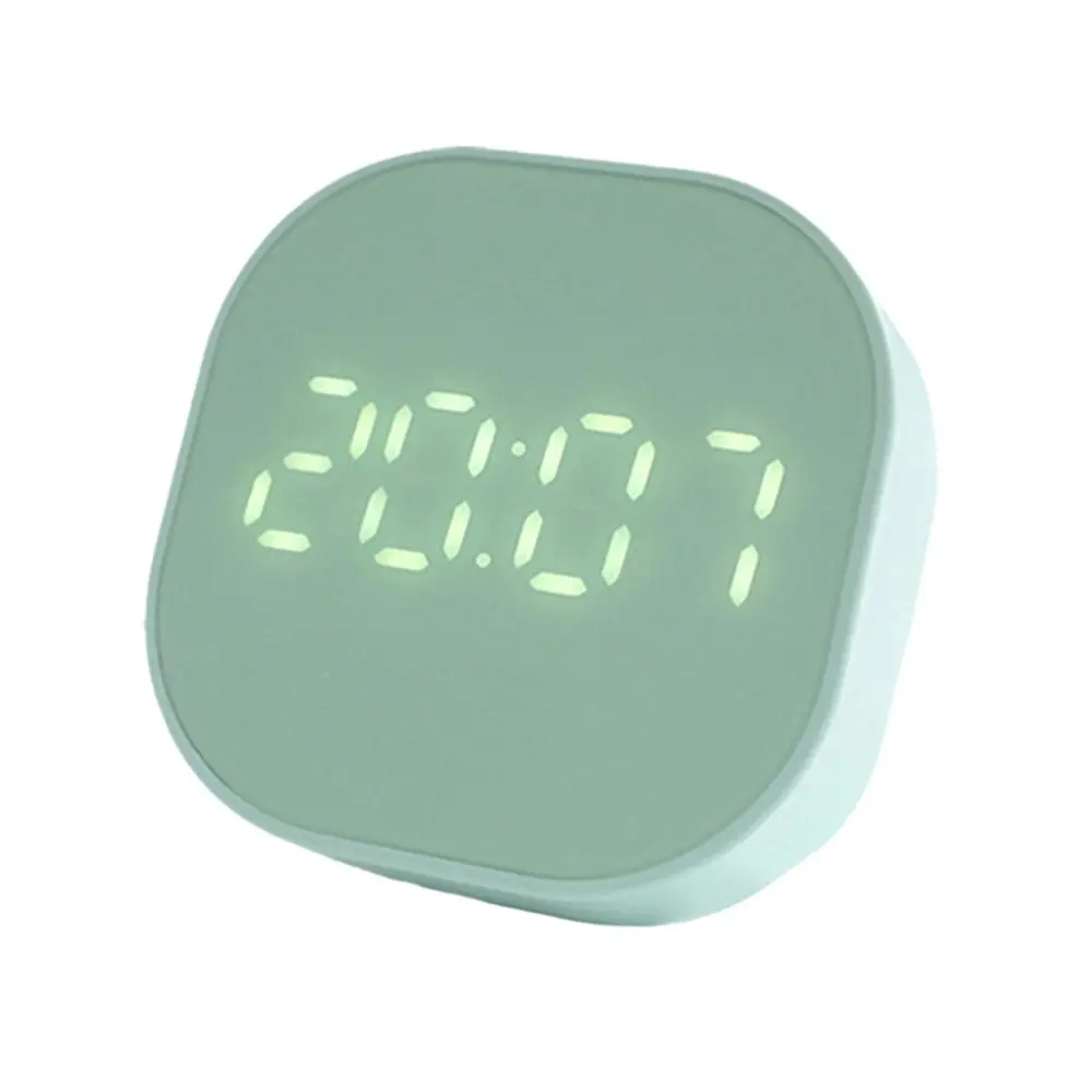 Mini Square Silent Bedside Alarm Clock for Room Decor