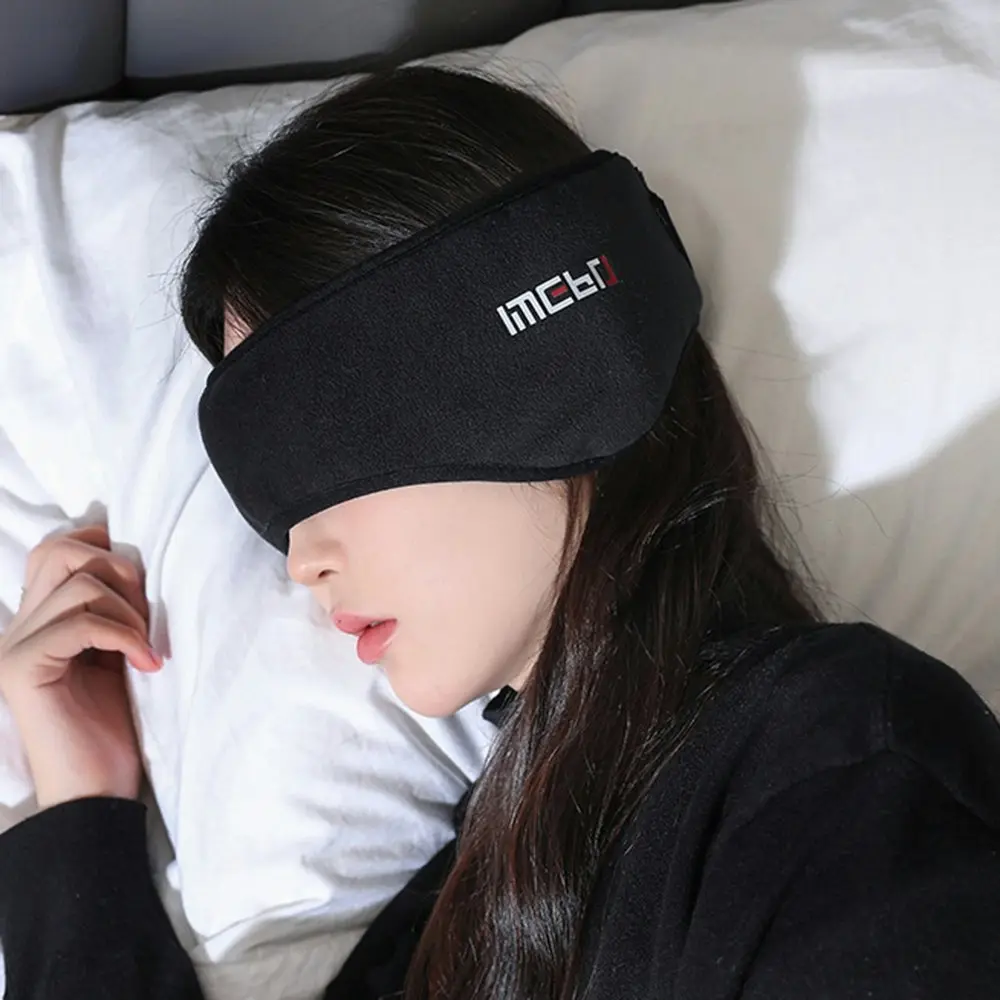 Winter Soundproof Earmuffs Adjustable Warmer Head Band Sleep Eye Mask Hair Band