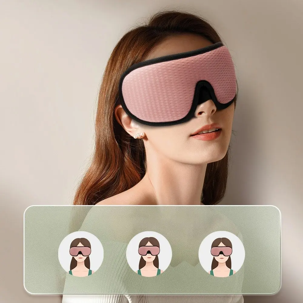 3D Sleeping Mask Block Out Light Sleep Mask For Eyes Soft Sleeping Aid Eye Mask