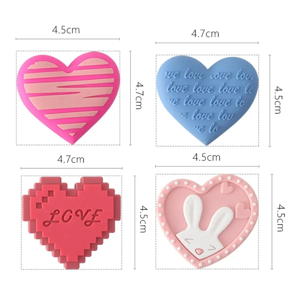 8 Pack Love Heart Fridge Magnet Message Board Magnetic Refrigerator Sticker