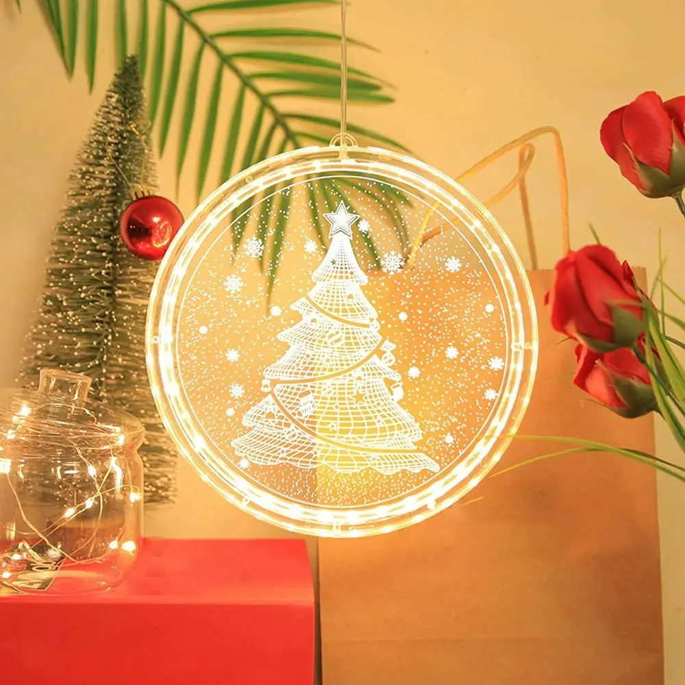 Christmas Led decoration lights 3D window decoration lights