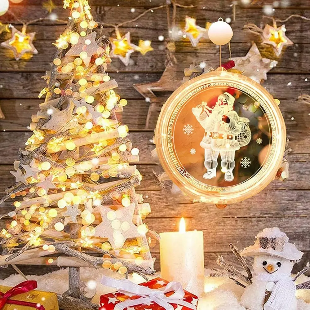 Christmas Led decoration lights 3D window decoration lights