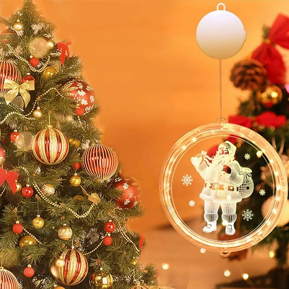 Christmas Led decoration lights 3D window decoration lights