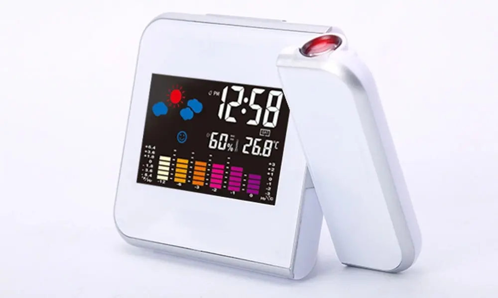 Digital Projector Alarm Clock & Weather Station