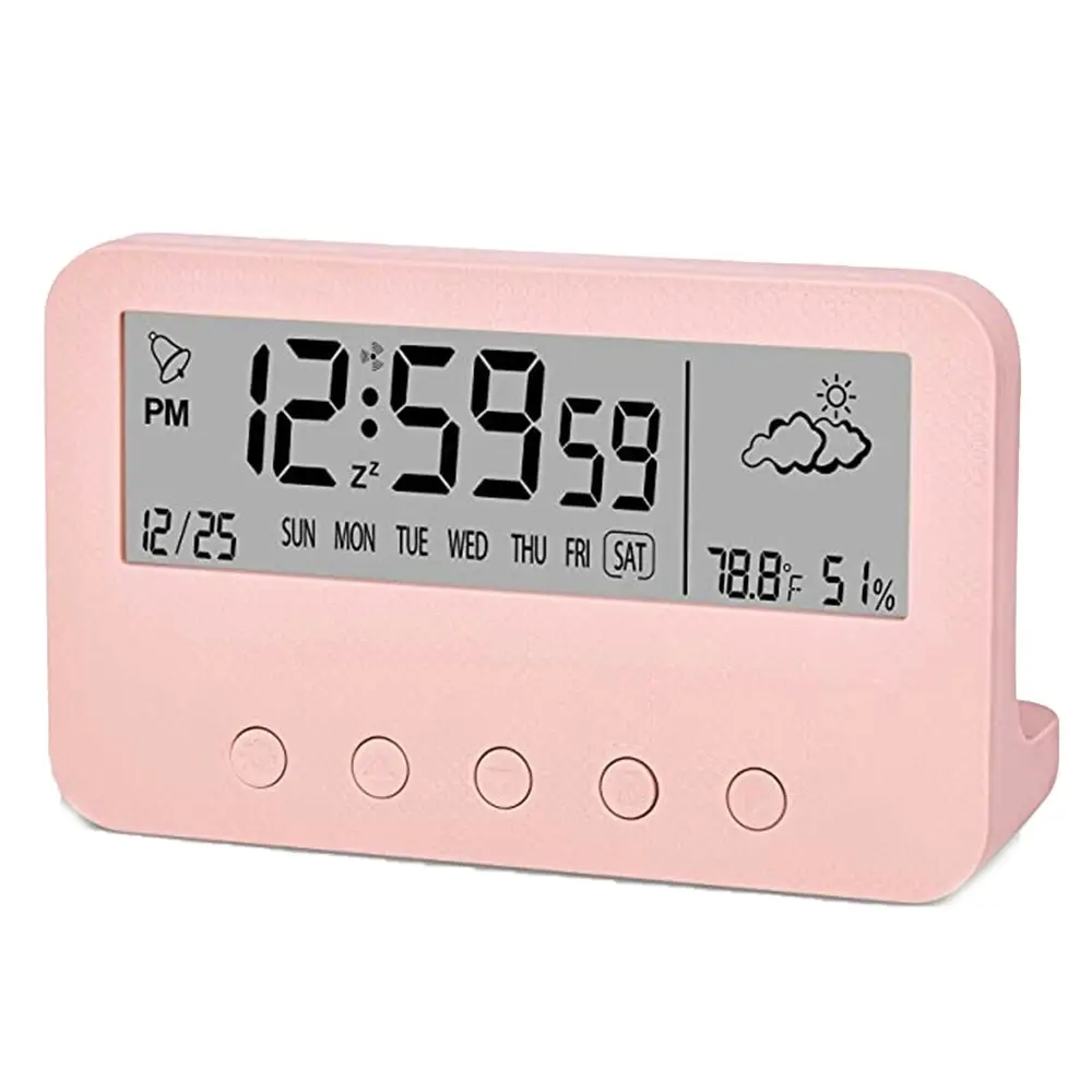 Digital Alarm Clock With Countdown,Weather And Night Light