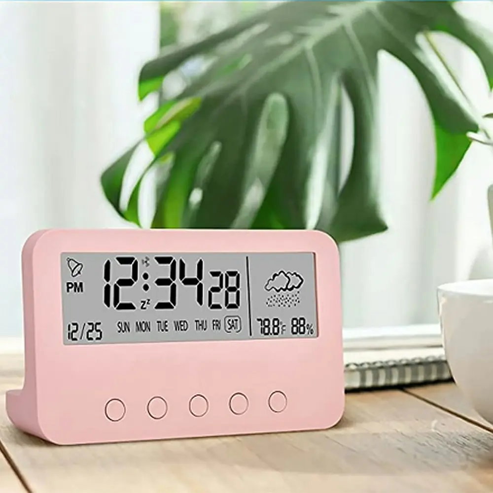 Digital Alarm Clock With Countdown,Weather And Night Light