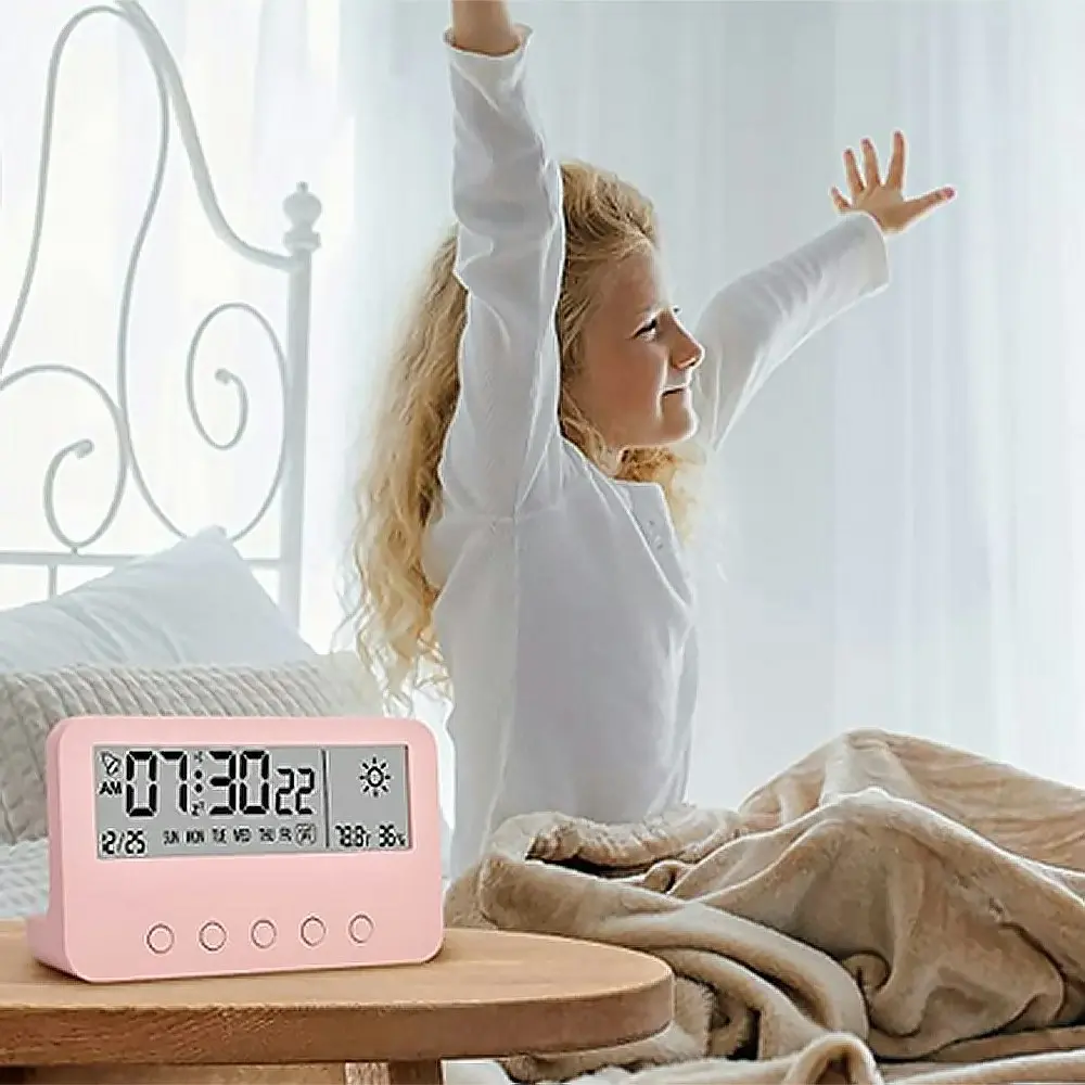 Digital Alarm Clock With Countdown,Weather And Night Light