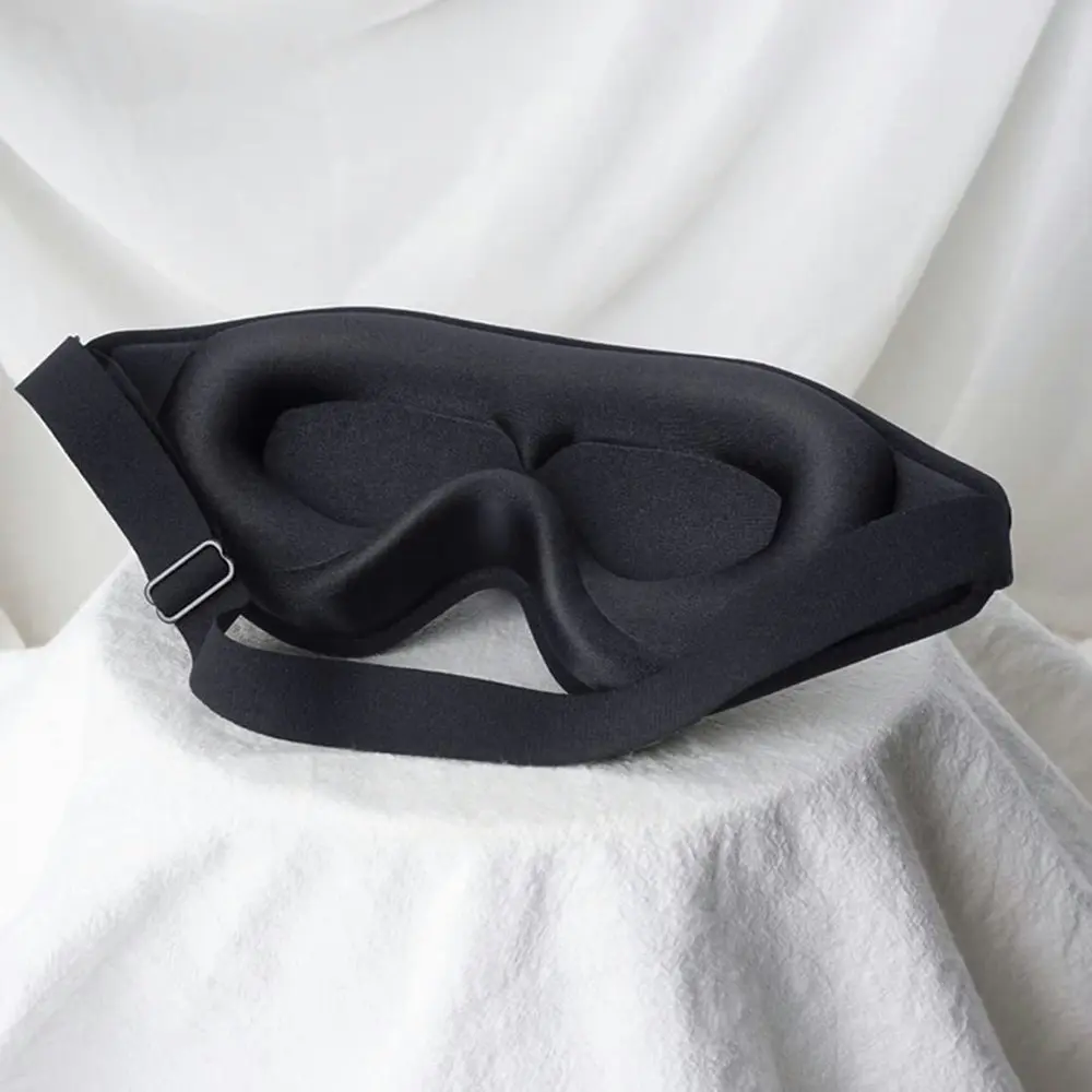 2 Pcs Sleep Mask 3D Deep Contoured Eye Covers for Sleeping With Adjustable Strap