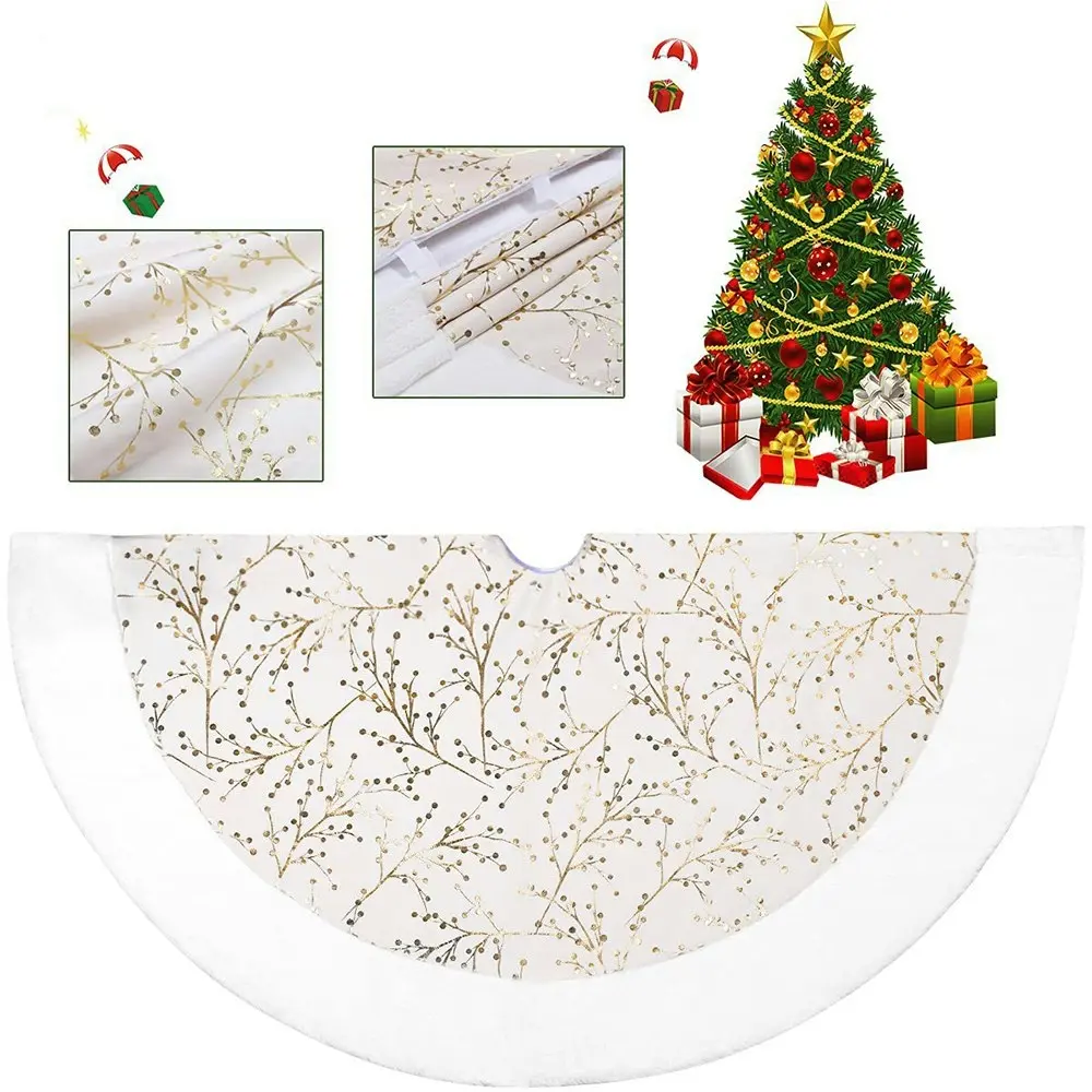 Christmas Tree Skirt Decorations Apron Christmas Venue Decoration Supplies