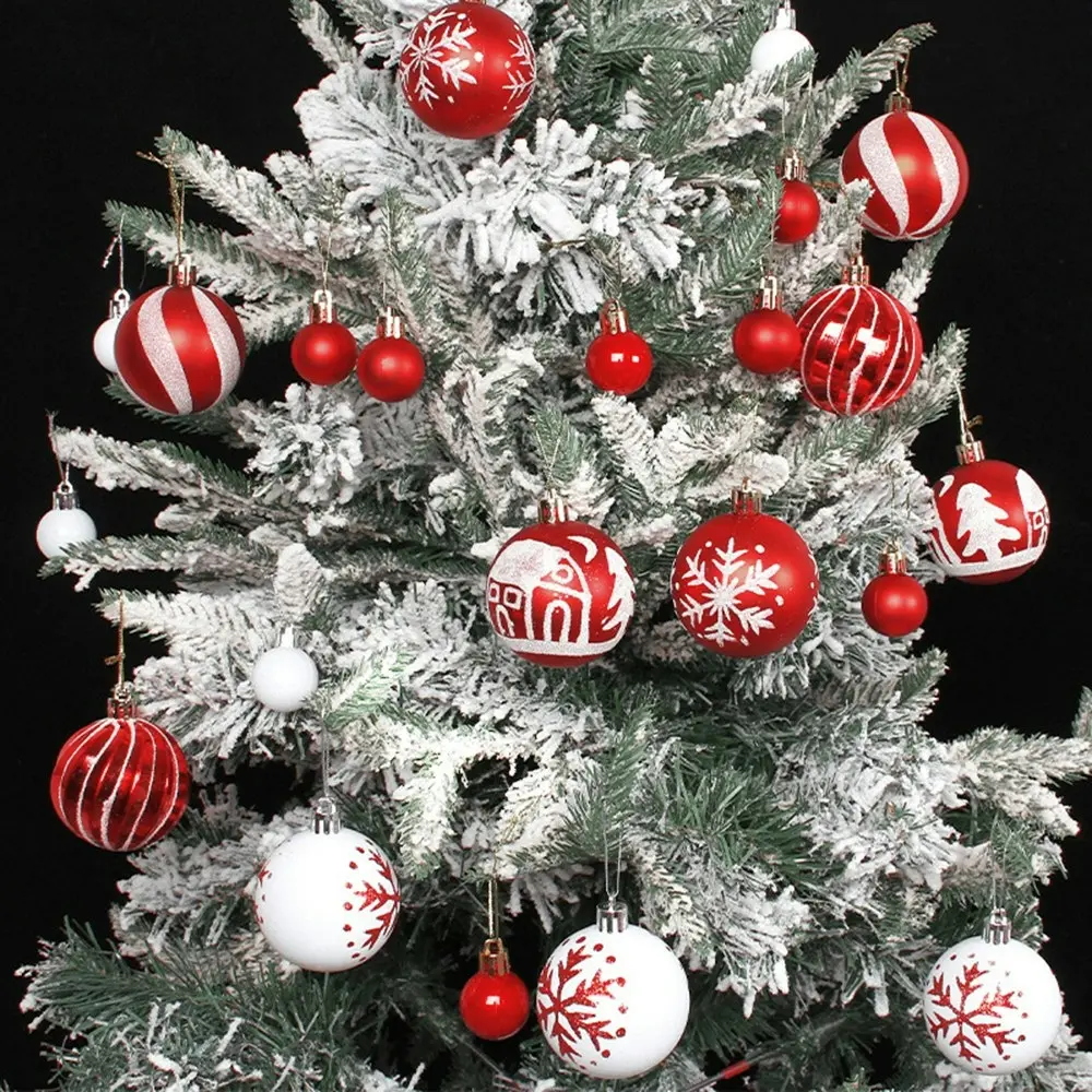 44pcs Christmas Ball Ornaments Christmas Tree Decorations Party Decorations