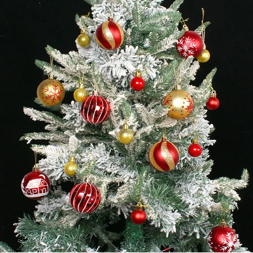 44pcs Christmas Ball Ornaments Christmas Tree Decorations Party Decorations