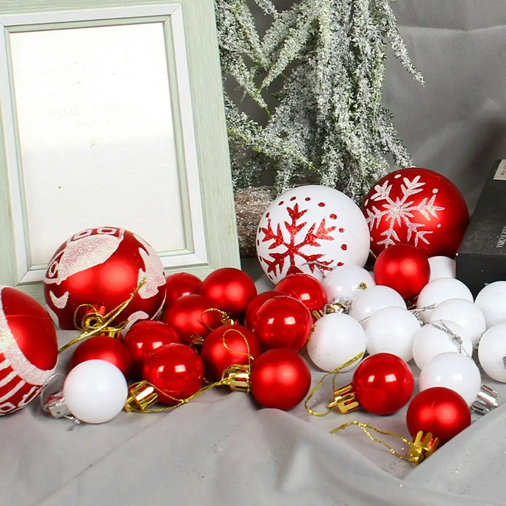 44pcs Christmas Ball Ornaments Christmas Tree Decorations Party Decorations