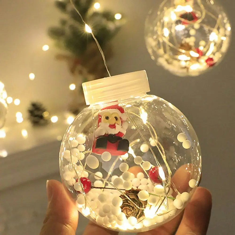 Christmas Bulbl LED Light Window Curtain Lights Wishing Ball Fairy String Lights