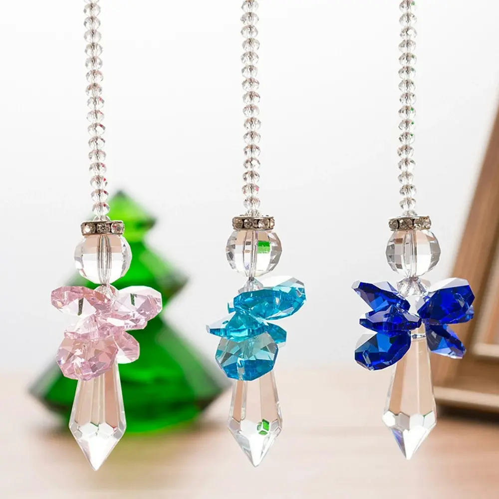 7Pcs Crystal Decorative Sun Catcher Crystal Pendant Lighting Pendant