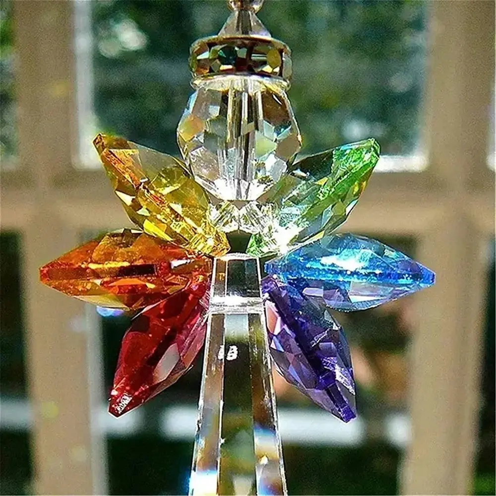 7Pcs Crystal Decorative Sun Catcher Crystal Pendant Lighting Pendant