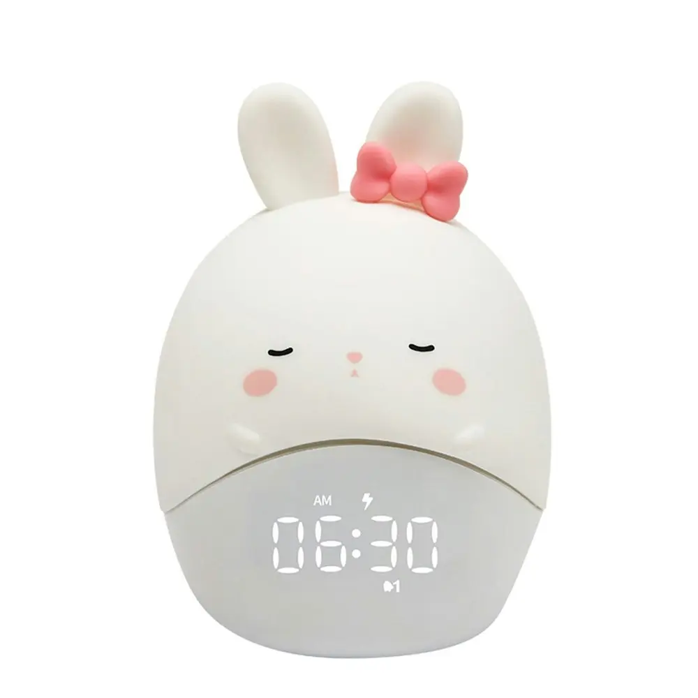 Cartoon Alarm LED Smart Alarm Clock Children's Bed Parent Betal Mid Night Light