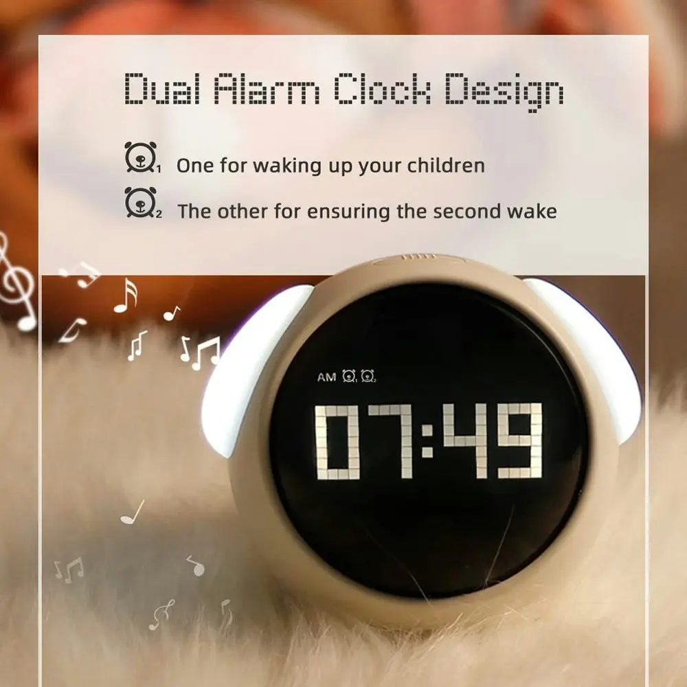 Expression Alarm Clock With Night Light