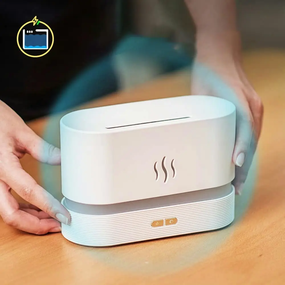 Air humidifier 3D simulation flame aromatherapy machine