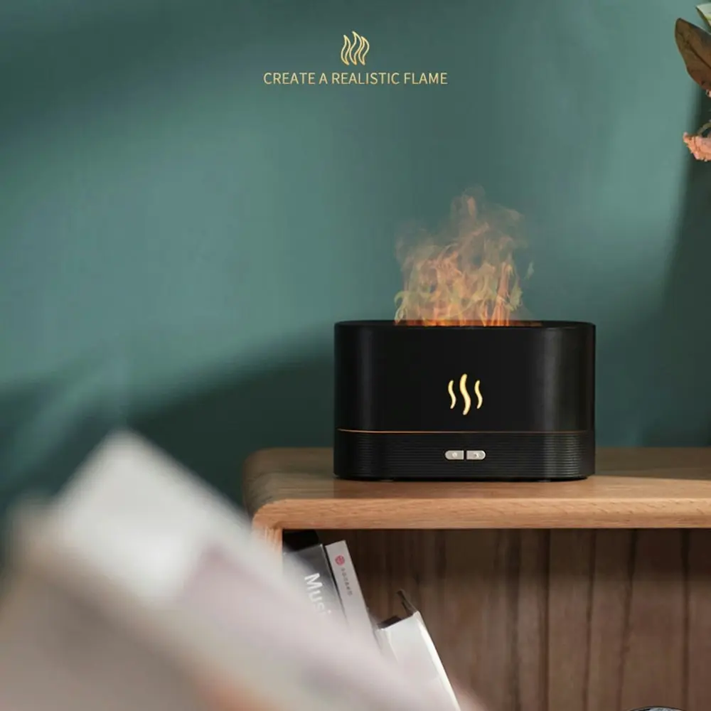 Air humidifier 3D simulation flame aromatherapy machine