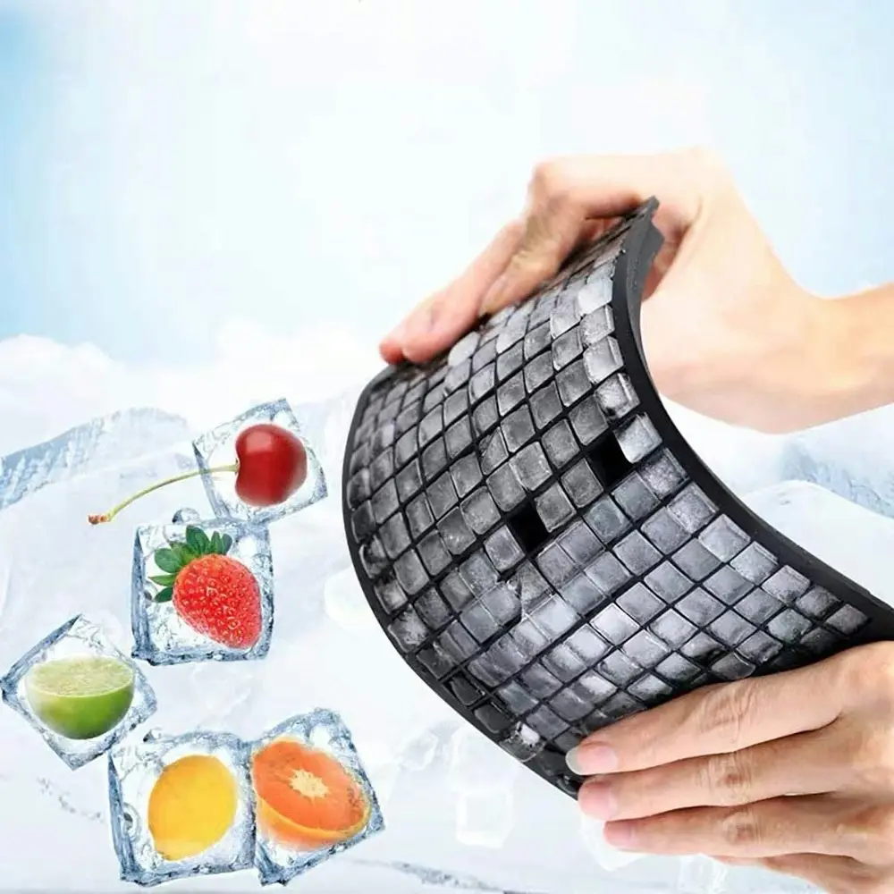 160 grids Silicone Ice Cube Tray Mini Ice Cubes Small Square Mold