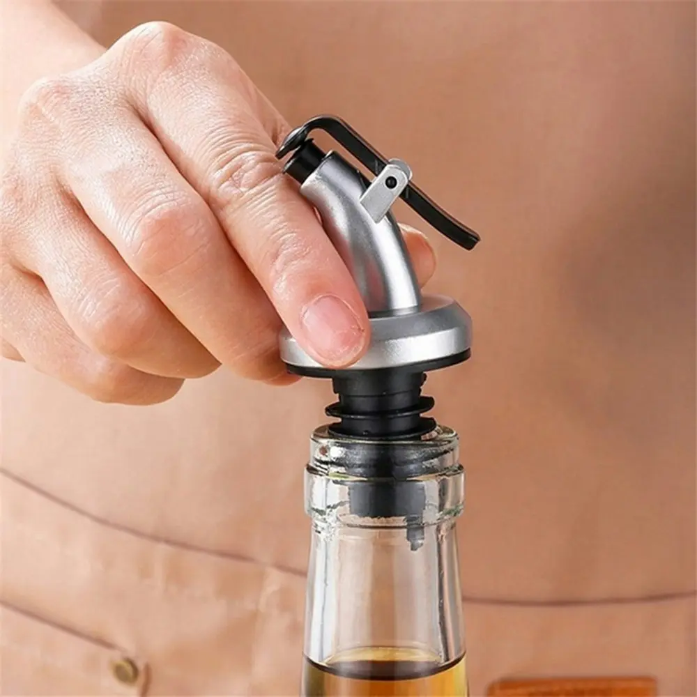 3Pcs Oil Bottle Stopper Lock Plug Seal Leak-Proof Food Grade Nozzle Sprayer