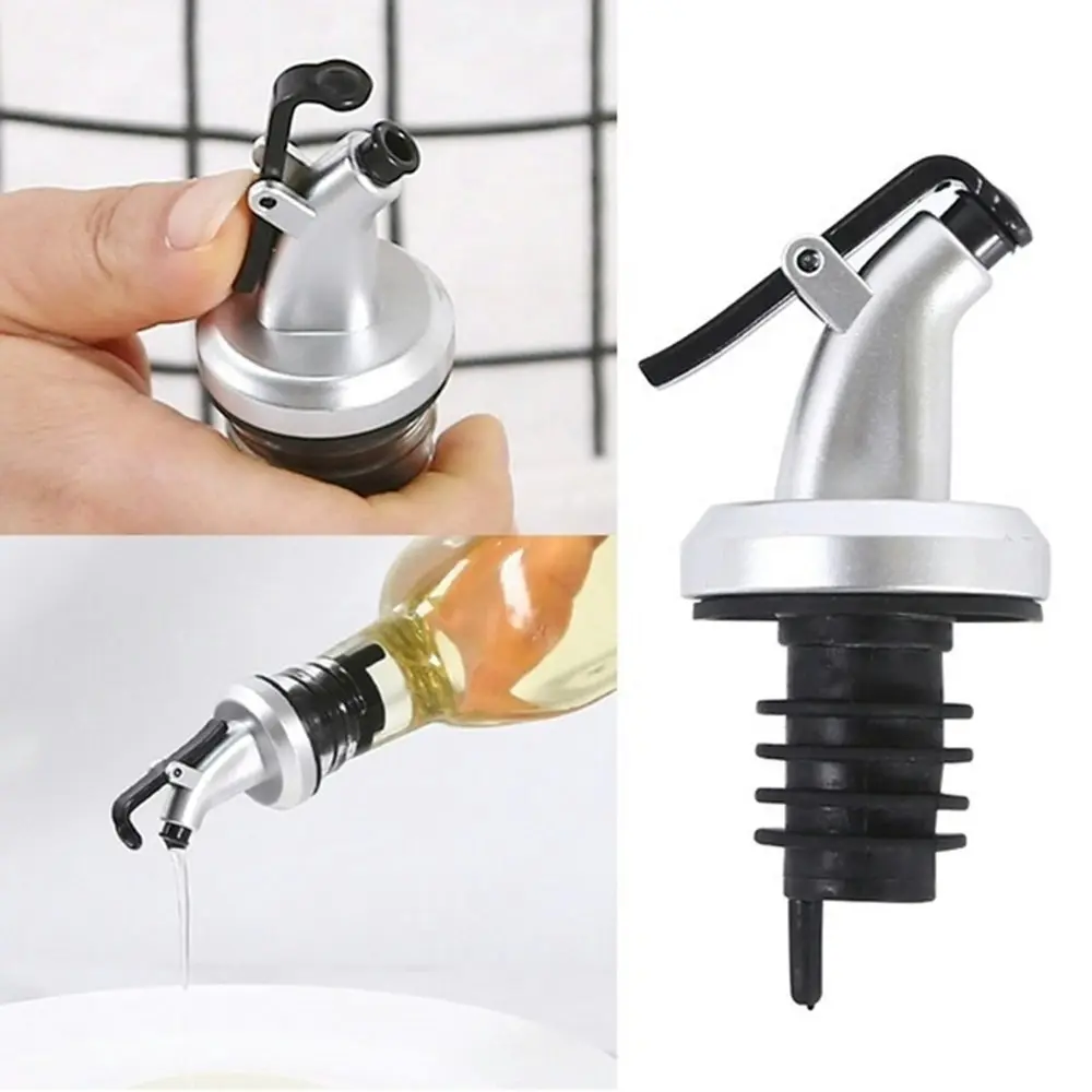 3Pcs Oil Bottle Stopper Lock Plug Seal Leak-Proof Food Grade Nozzle Sprayer