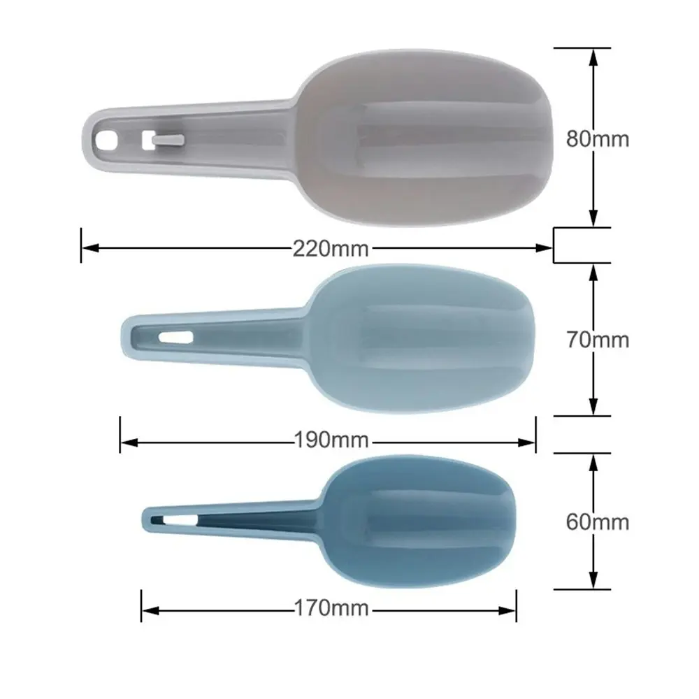 3 Pack Mini Plastic Ice Measuring Scoop for Grains And Coffee