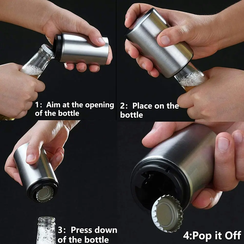 Automatic Beer Opener,Stainless Steel Bottle Opener