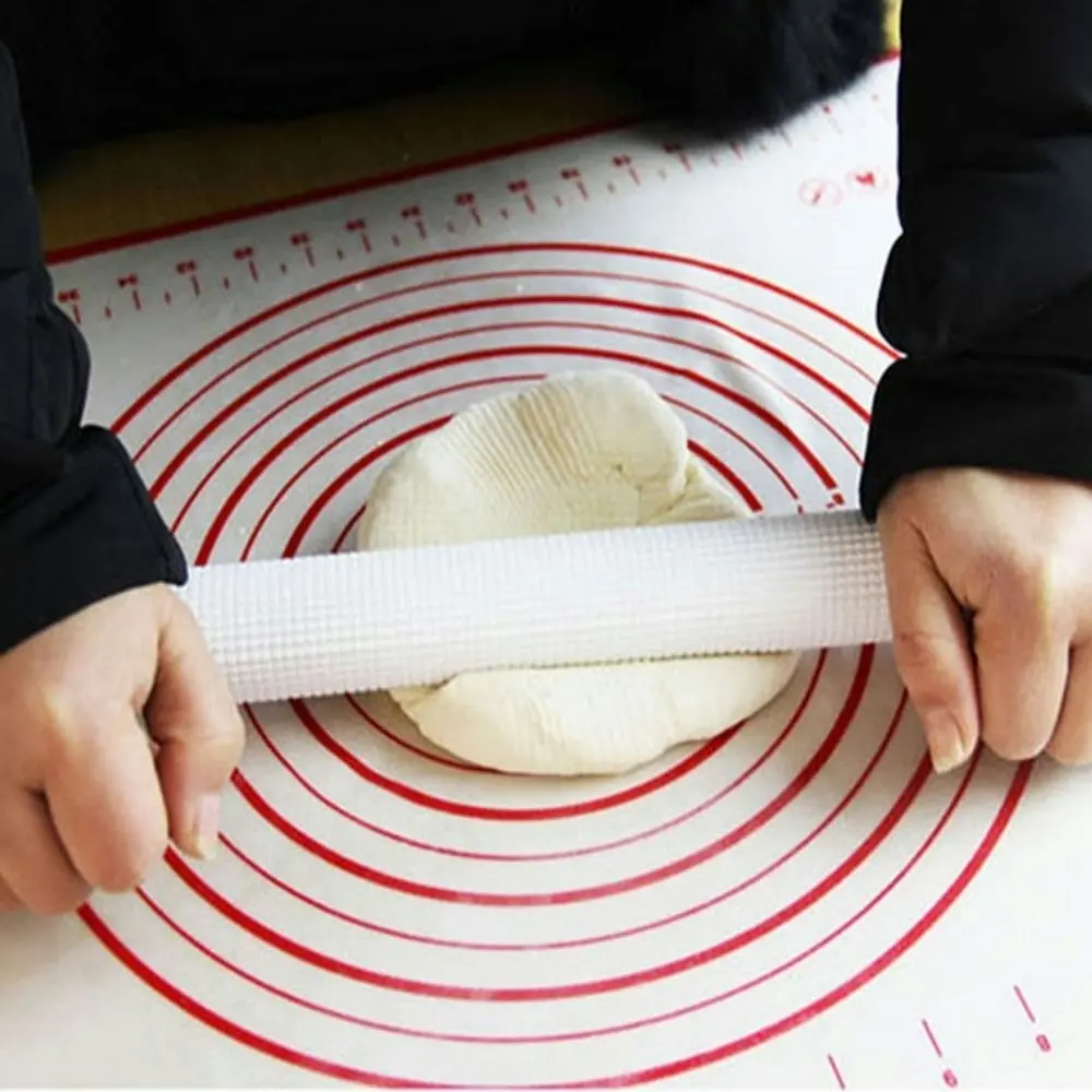 30*40CM silicone pastry kneading mat board with measurements marking