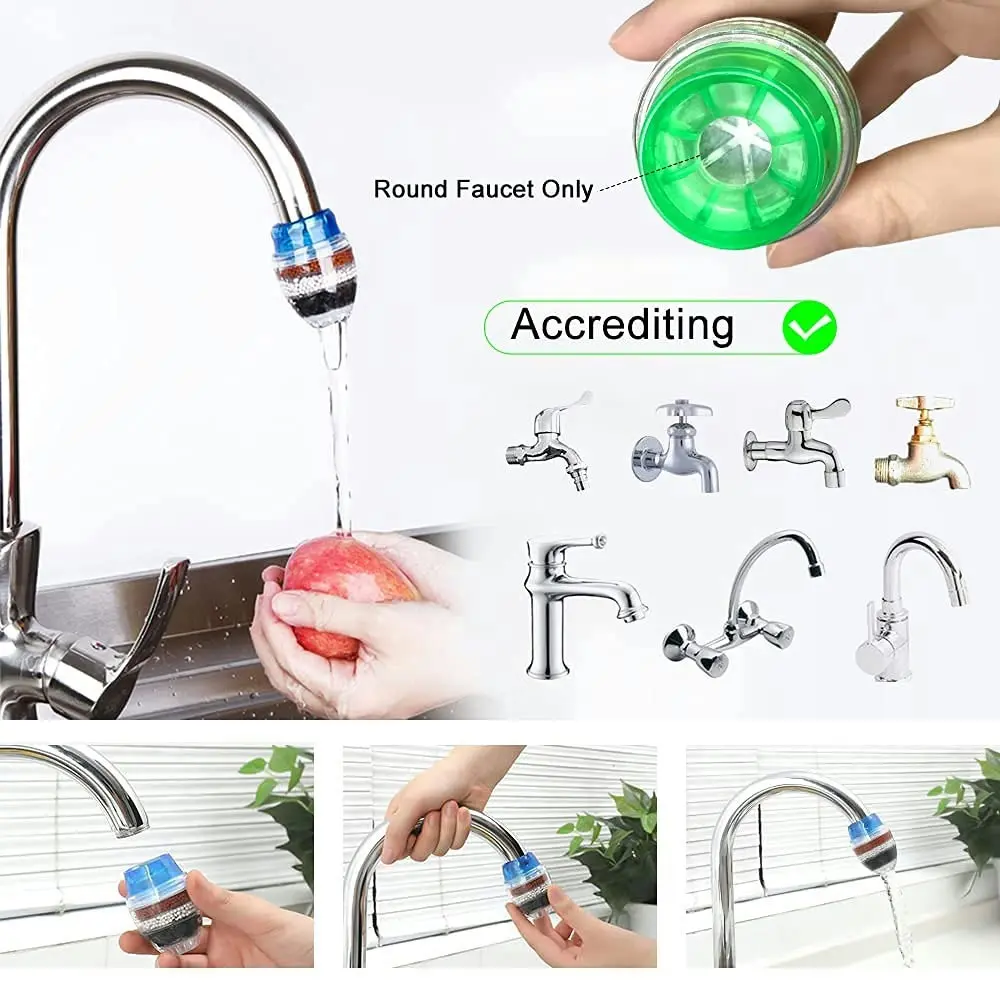 Faucet Water Filter Faucet filter household activated multilayer water filter