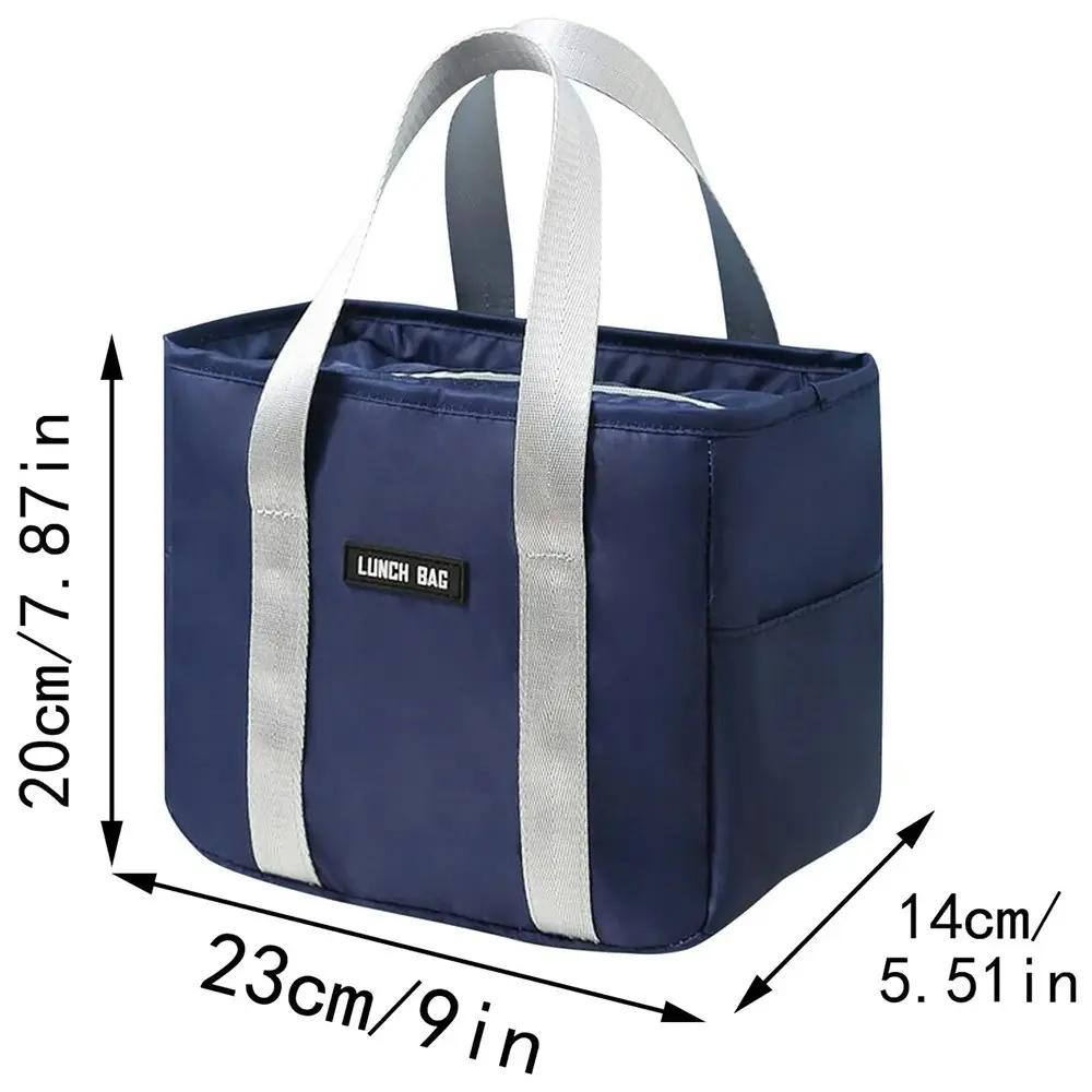 Insulation Bag Reusable Insulated Lunch Box Large Capacity Folding Picnic Bag