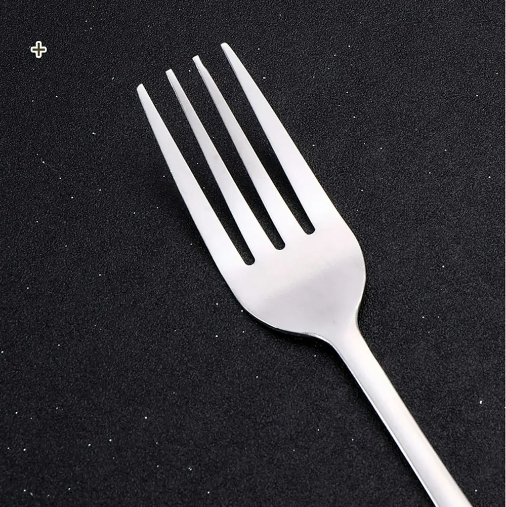 4pcs Food Portable Cutlery Stainless Steel Table Fork Spoon Dinner Set