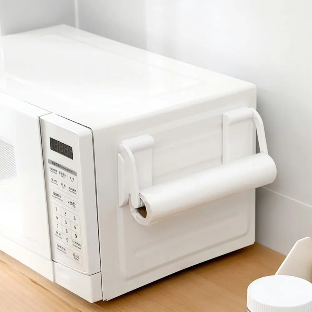 Adjustable Magnetic Roll Tissue Holder Punch-Free Multifunctional Towel Shelf