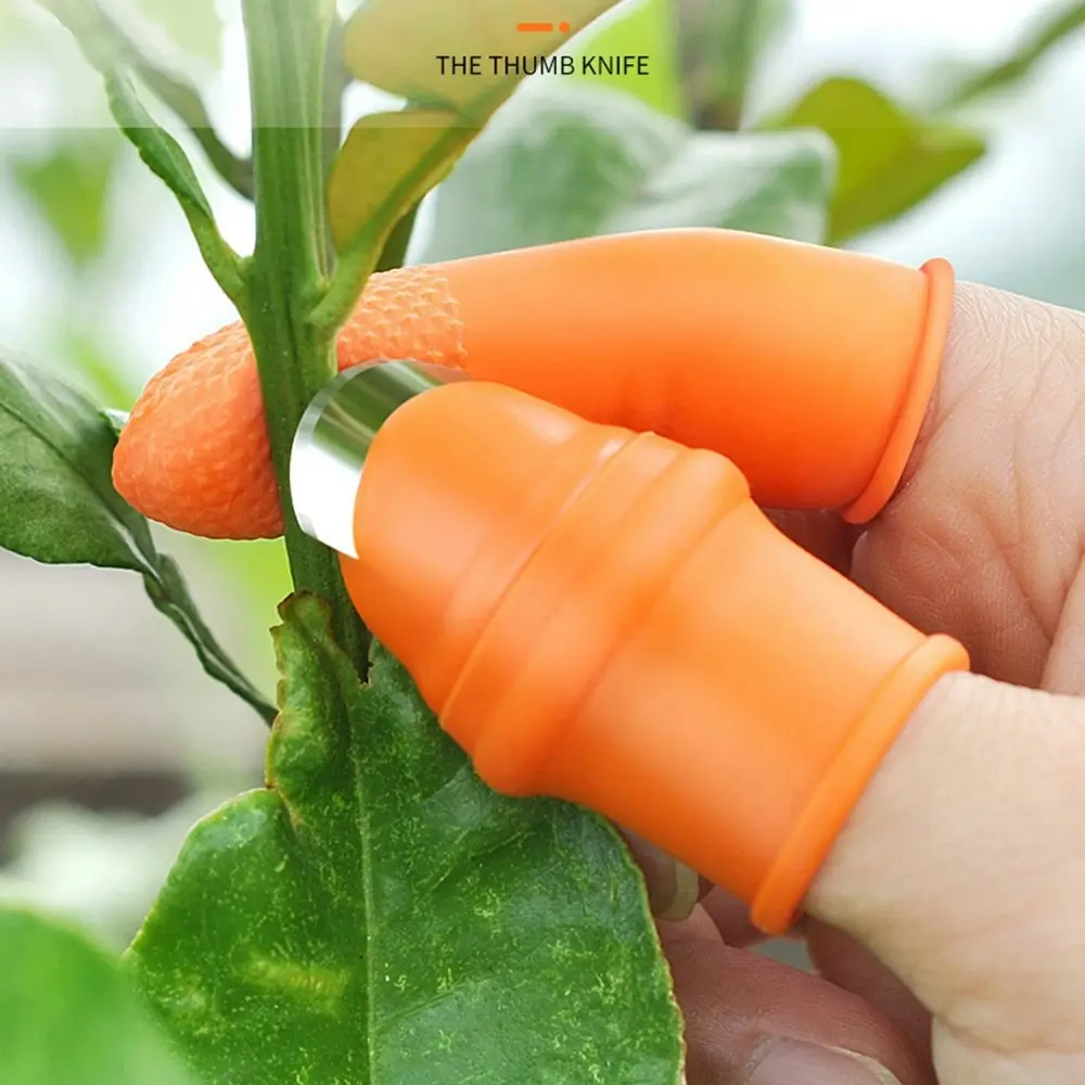 12Pcs Gardening Silicone Thumb Knife Harvesting Tool For Men'S And Women'S