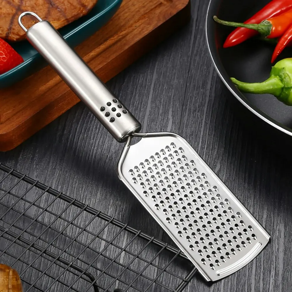 2Pcs Kitchen Cheese Grater Stainless Steel Radish Grater Lemon Zester Grater