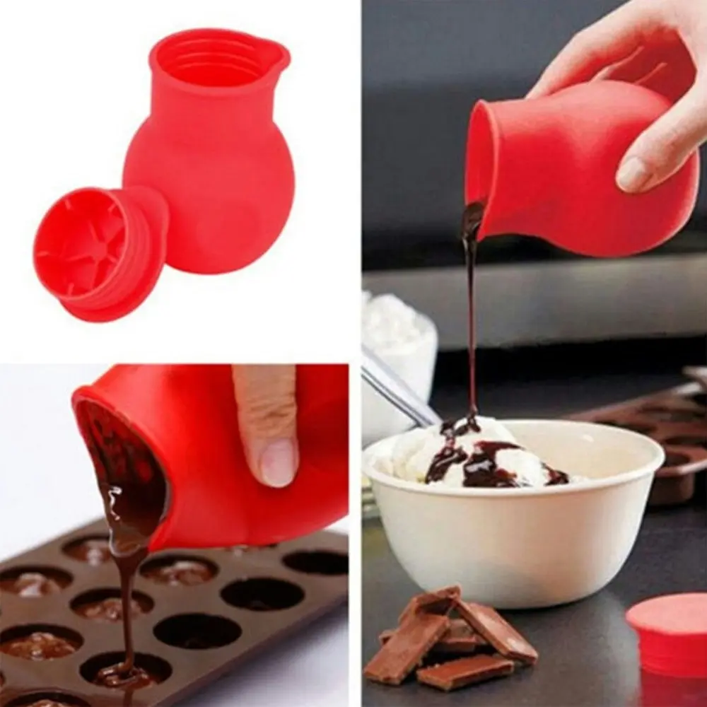 2 Pack Chocolate Melting Pot Silicone Chocolate Melter in Microwave