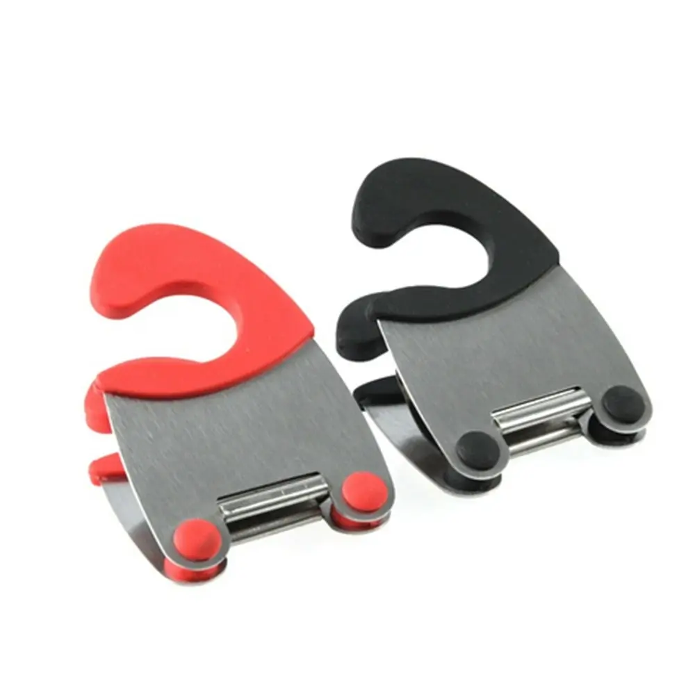 2Pcs Stainless Steel Pot Side Clips Anti-scalding Spoon Holder