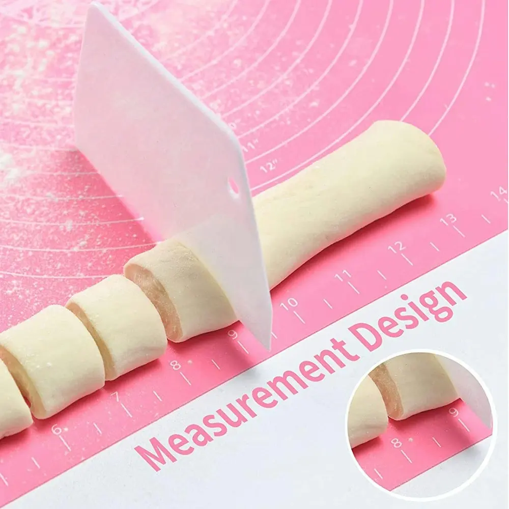 Non-Stick Silicone Baking Mat for Pastry Rolling Dough with Measurements